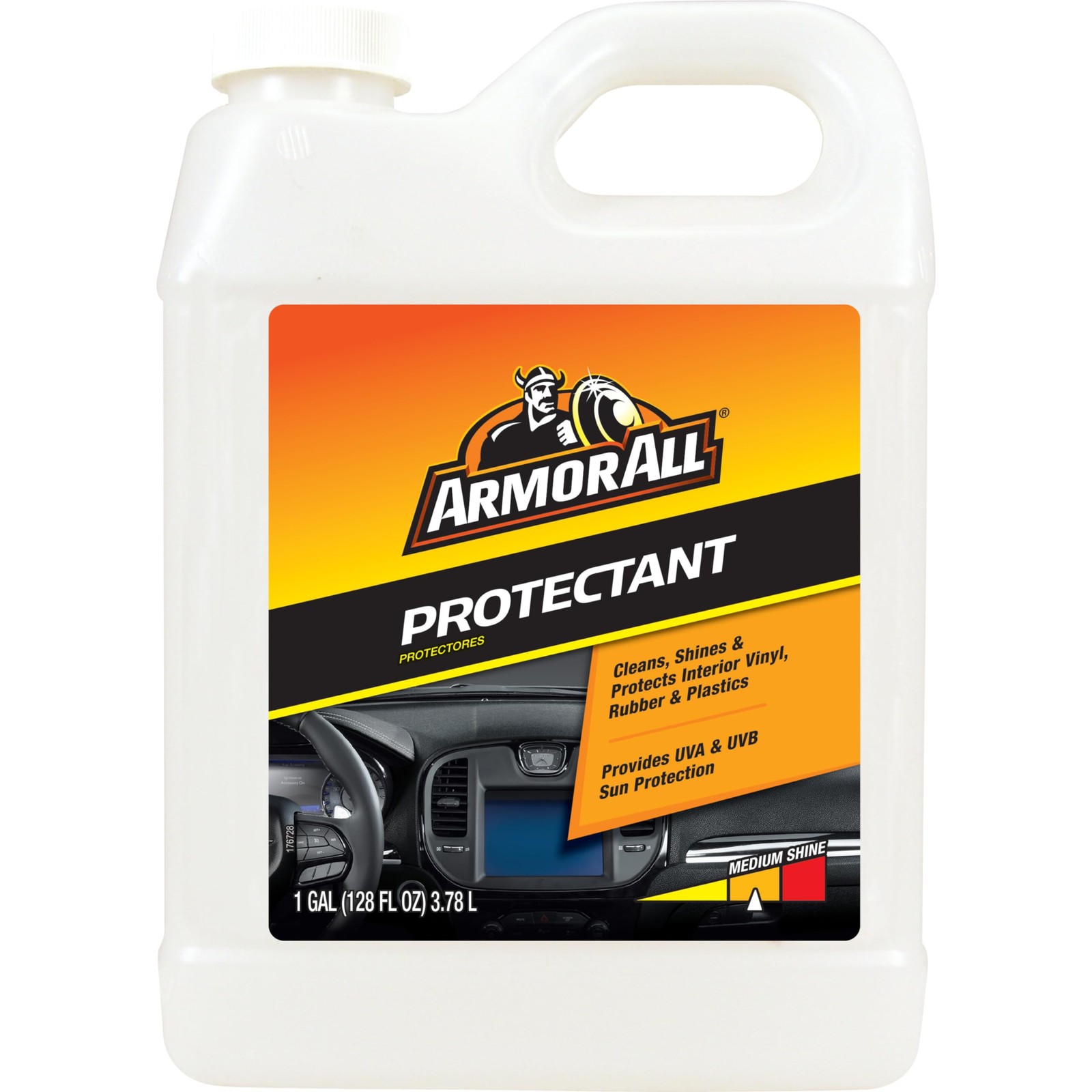 Armor All Original Formula Car Protectant 128 Ounce Vinyl Plastic Rubber Cleaner