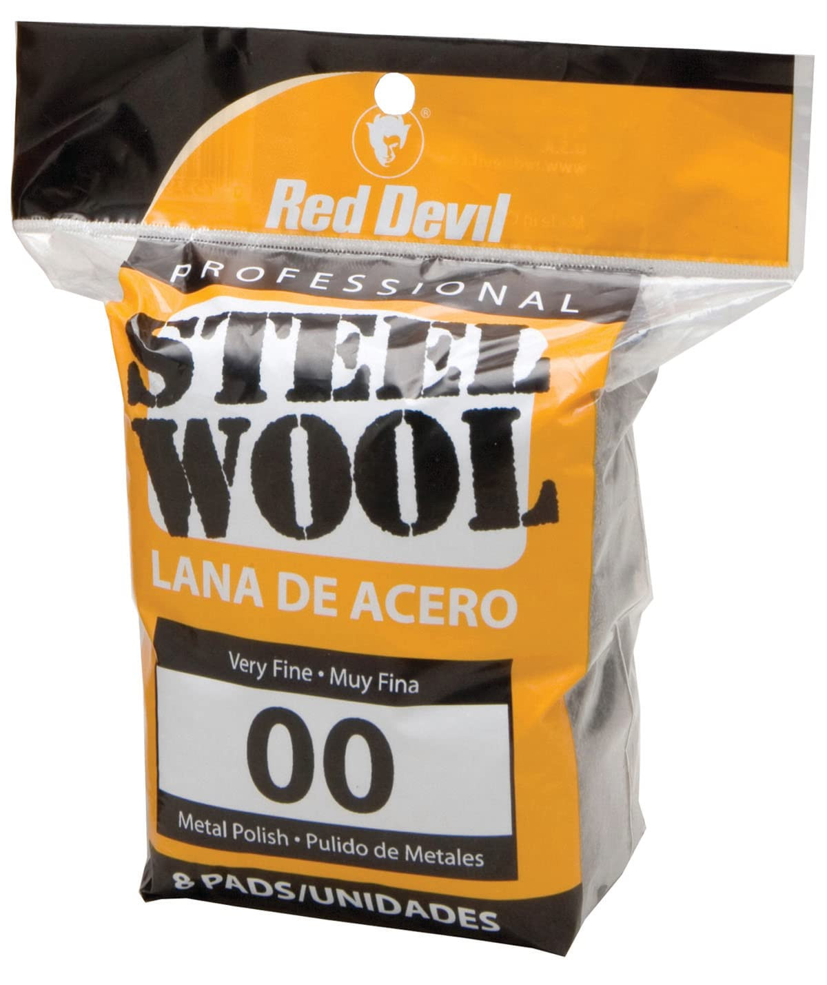 0322 Steel Wool, 00 Very Fine, (Pack of 8)