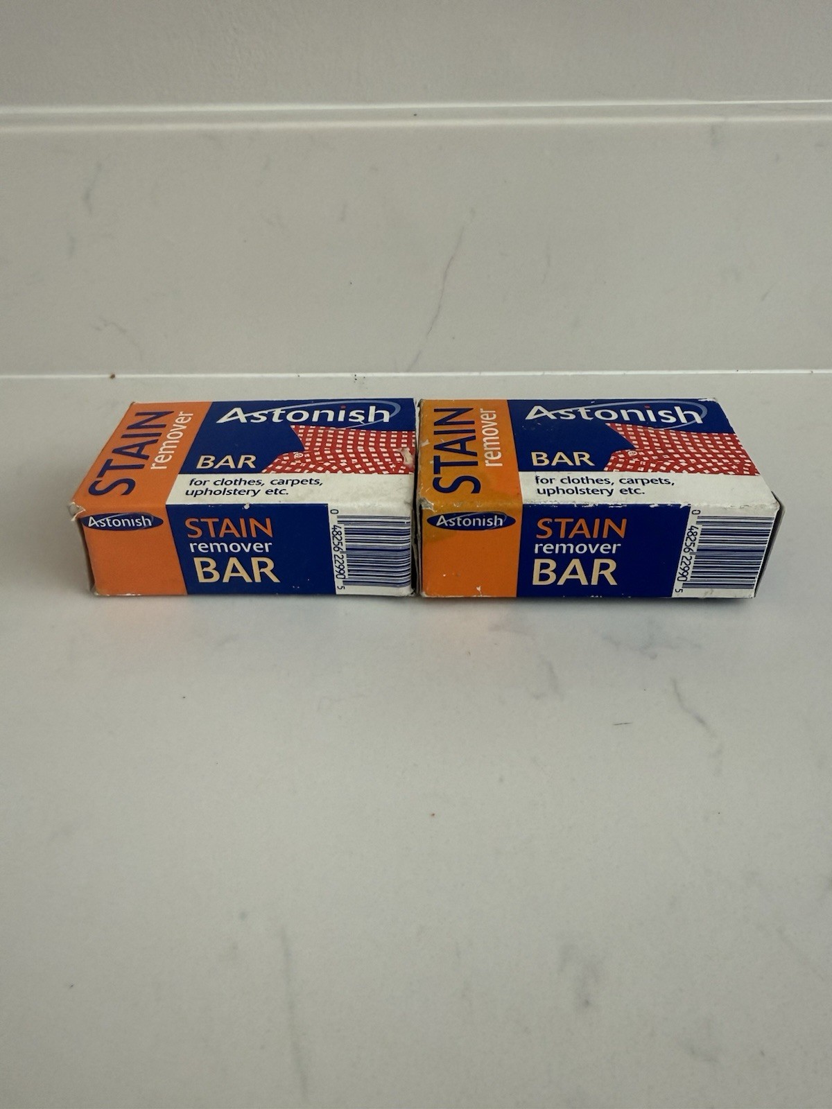 Pair Of Astonish Stain Remover Bar For Clothes Carpets Upholstery Cleaning New