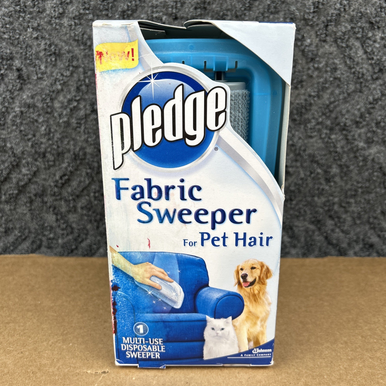 Pledge Fabric Sweeper Pet Hair Multi-Use Disposable SEALED NEW DISCONTINUED