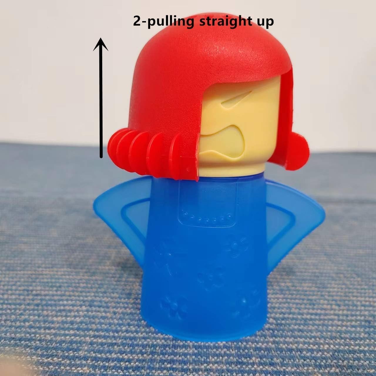 Safe and Fun Angry Mama Microwave Cleaner – Portable High-Heat Steam Tool