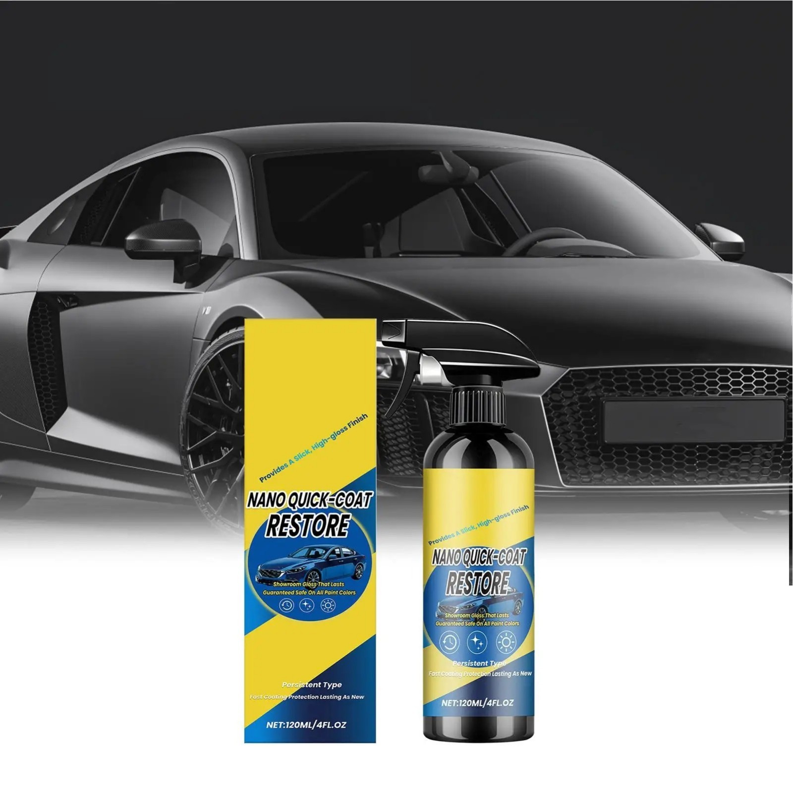 4-in-1 Multi-Enzyme Foam Cleaner, All-Purpose Spray 5oz with Sponge & Towel