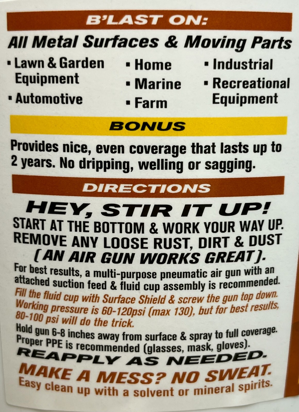 PB Blaster 128-SS Surface Shield 1-Gal Pail