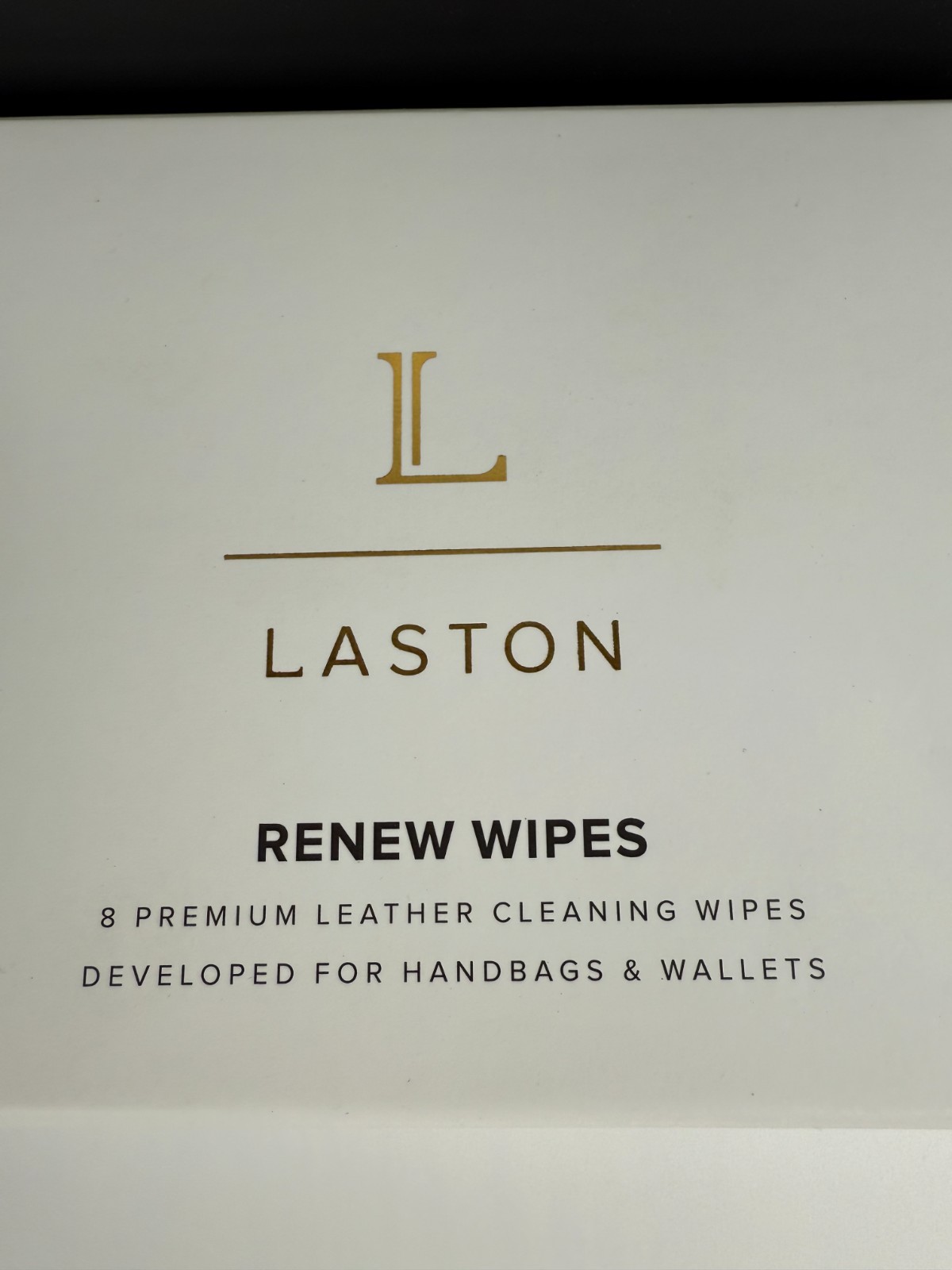 Laston Leather Cleaning Handbag Care Kit 8 Renew Wipes &Premium Microfiber Cloth