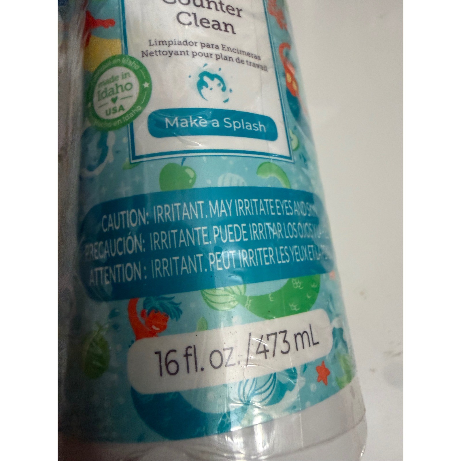 Scentsy Counter Clean Make a Splash Multi Surface Spray Cleaner 16oz New