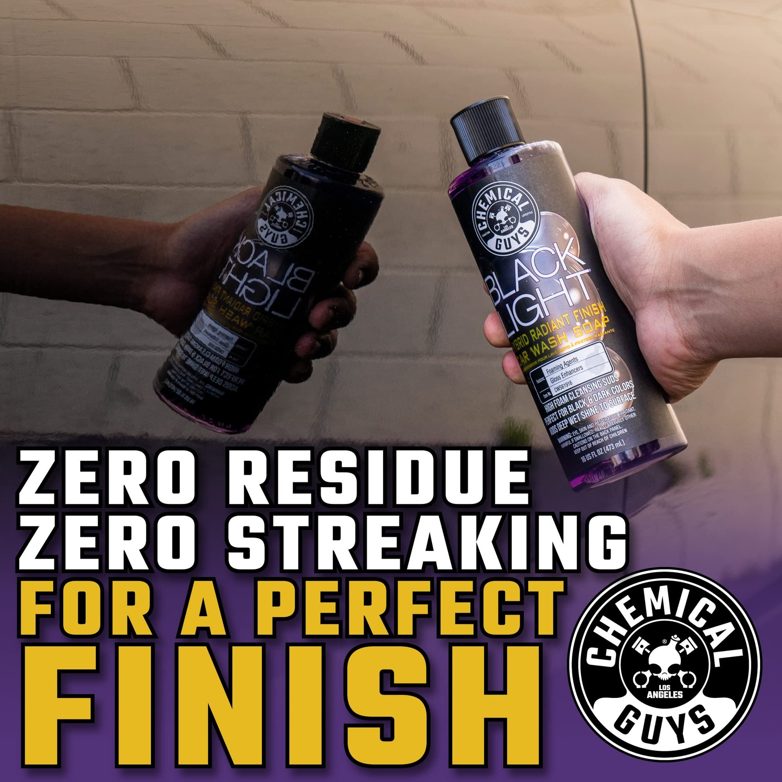 Foaming Car Wash Soap for Foam Cannons and Guns High-Performance Black