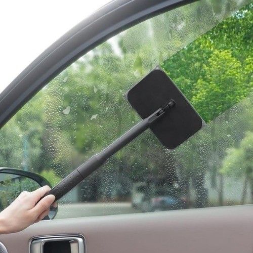 Car Windshield Cleaning Tool, Vehicle Window Cleaner with Extend Color: 2 Pads