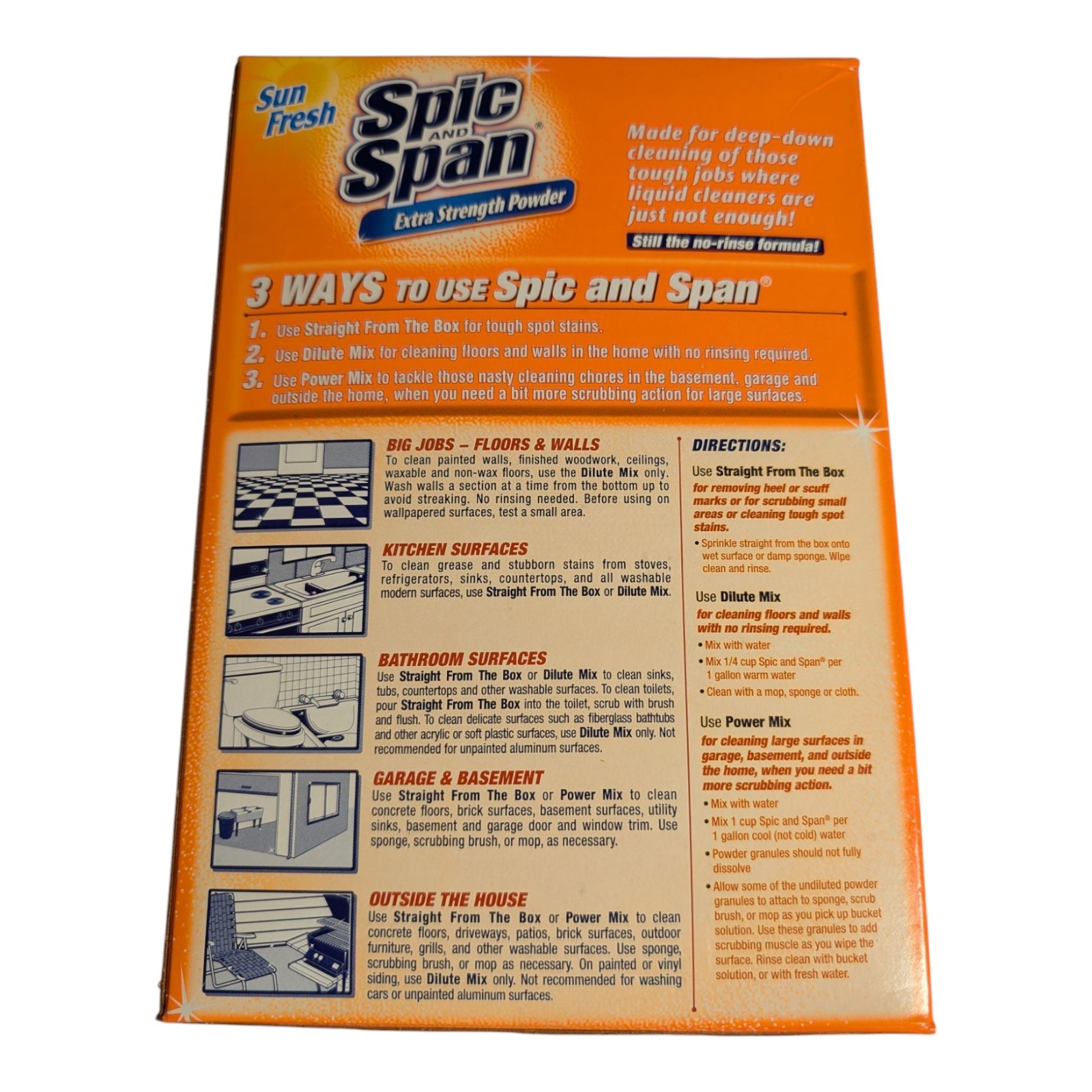 Spic and Span® Extra Strength Powder Sun Fresh 27 OZ 1Lb 11Oz Discontinued