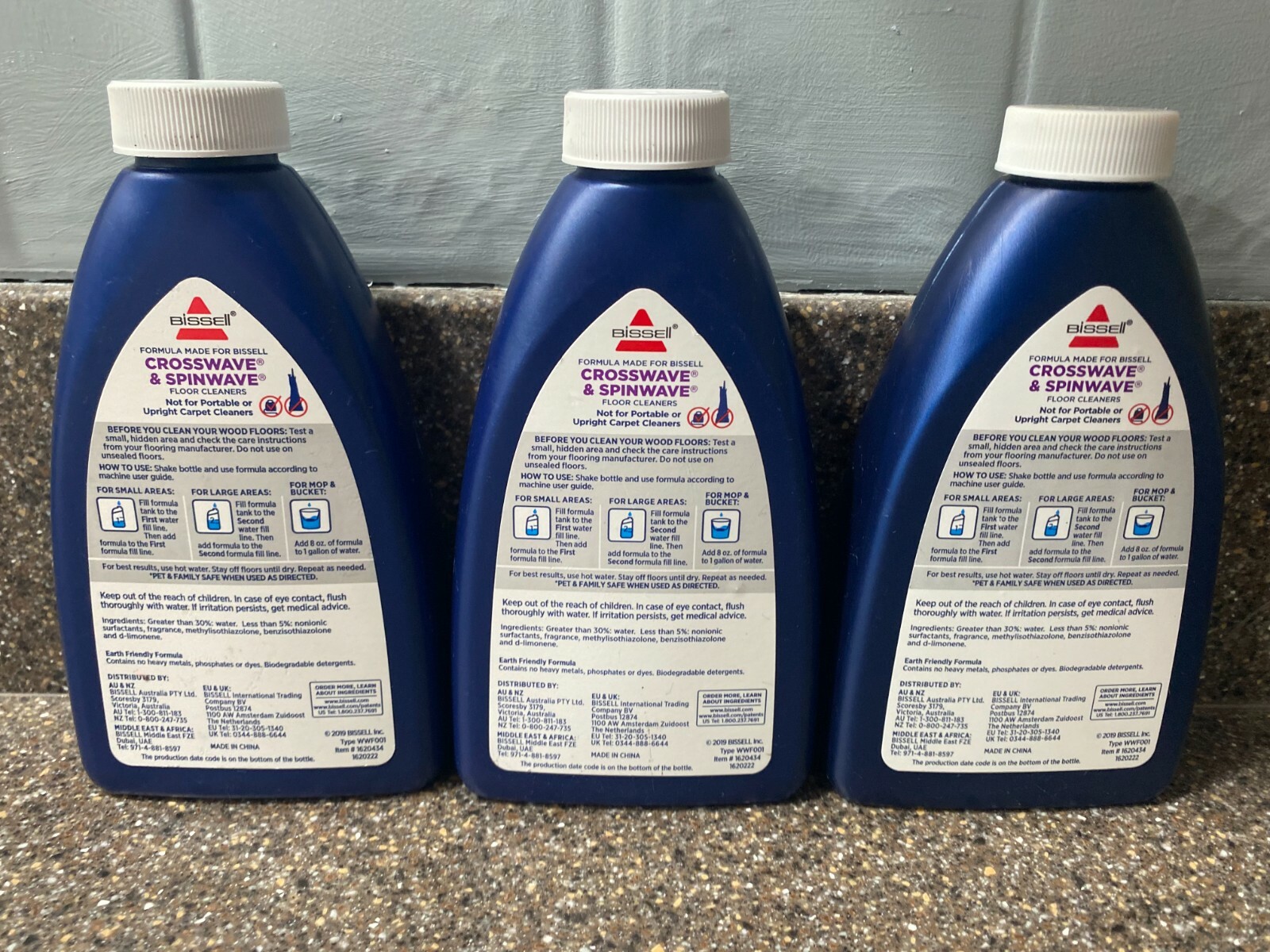 Lot of 3 Bissell Wood Floor Crosswave Spinwave Formula 8 Fl Oz Sealed Bottle
