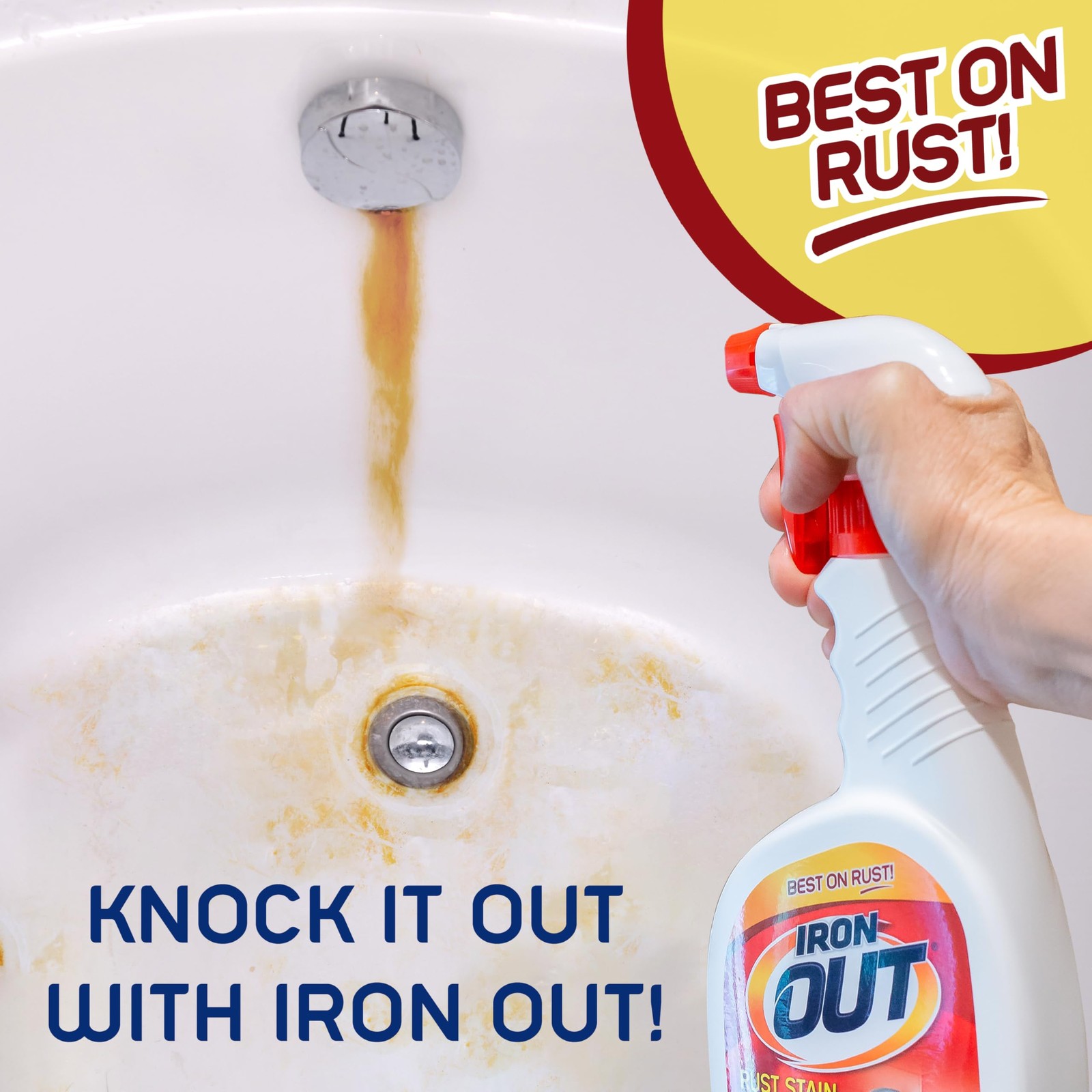 Rust Stain Remover Spray Gel, Remove Rust Stains in Bathrooms, Kitchens, Laun…