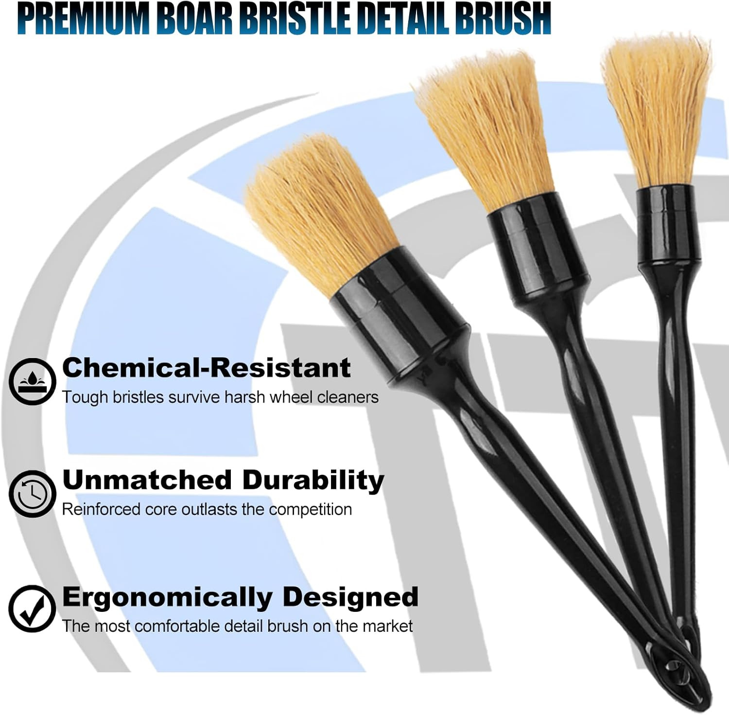 8Pcs Wheel Brush, Tire Brush, Wheel Cleaner Brush Set – 2 Soft Wheel Cleaning Br
