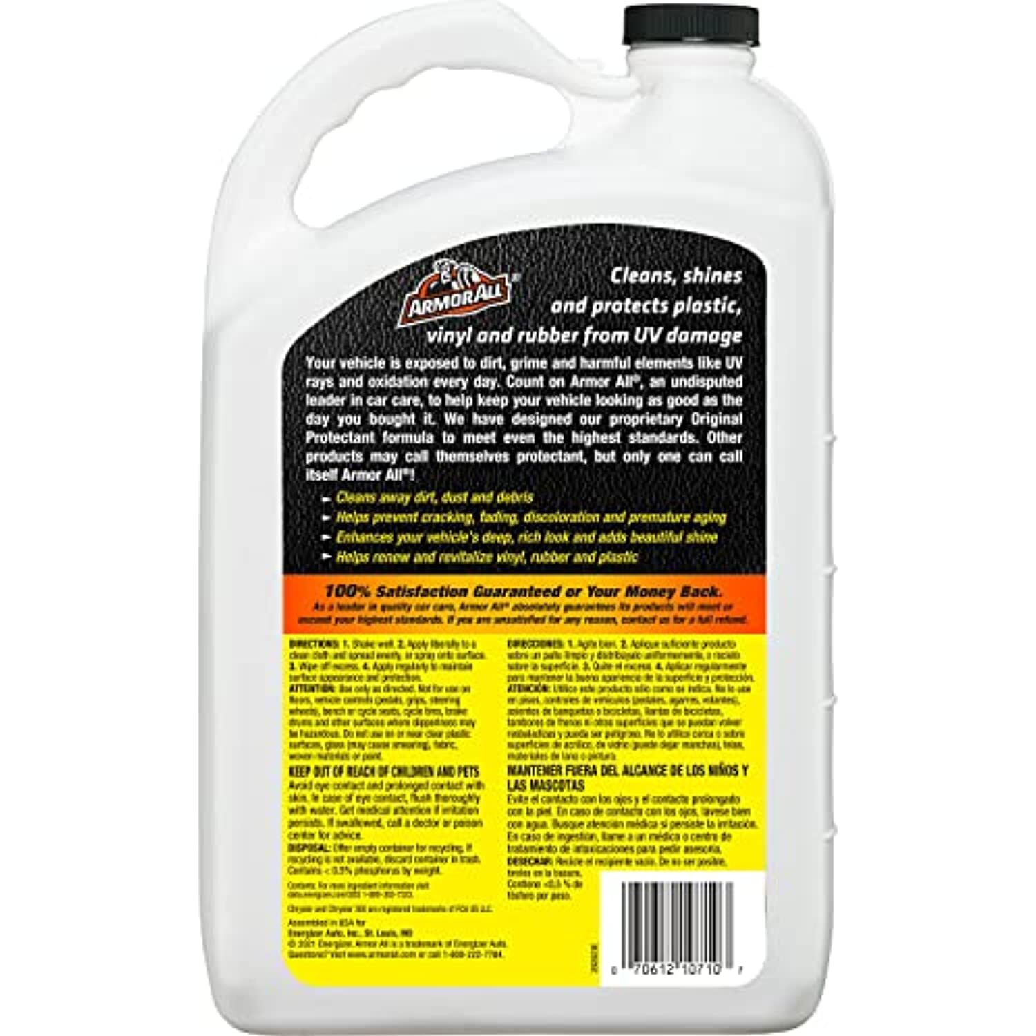 Armor All Interior Car Cleaner Protectant Refill – Cleaning for Cars & Truck &