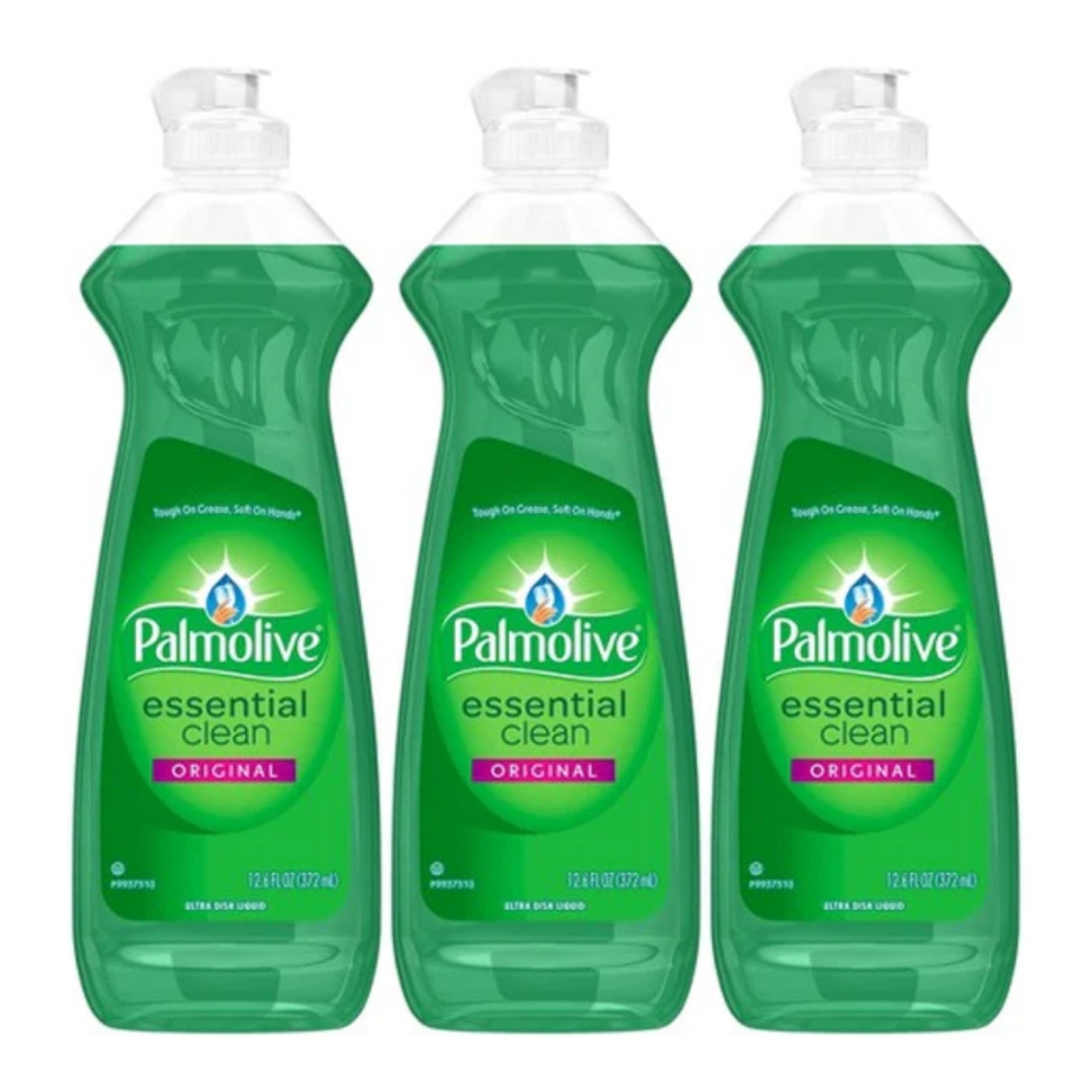 Palmolive Essential Clean Original Dish Liquid, 12.6 oz. (372ml) (Pack of 3)