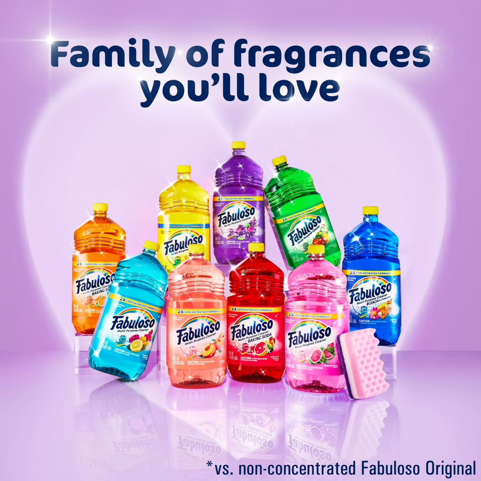 Fabuloso 2X Concentrat Multi-Surface All-Purpose Cleaner | Lavender 128 fl oz