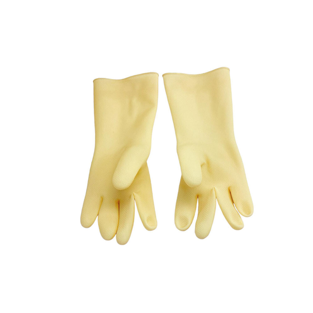 2 Pairs 13.5″ Cleaning Gloves, Reusable Rubber Dish Gloves,Latex Non-Slip Gloves