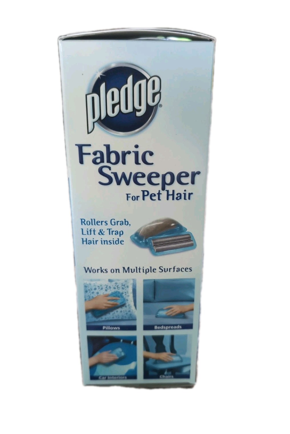 Pledge Fabric Sweeper Pet Hair Multi Use Reusable Traps Cat & Dog Fur Reuse NEW