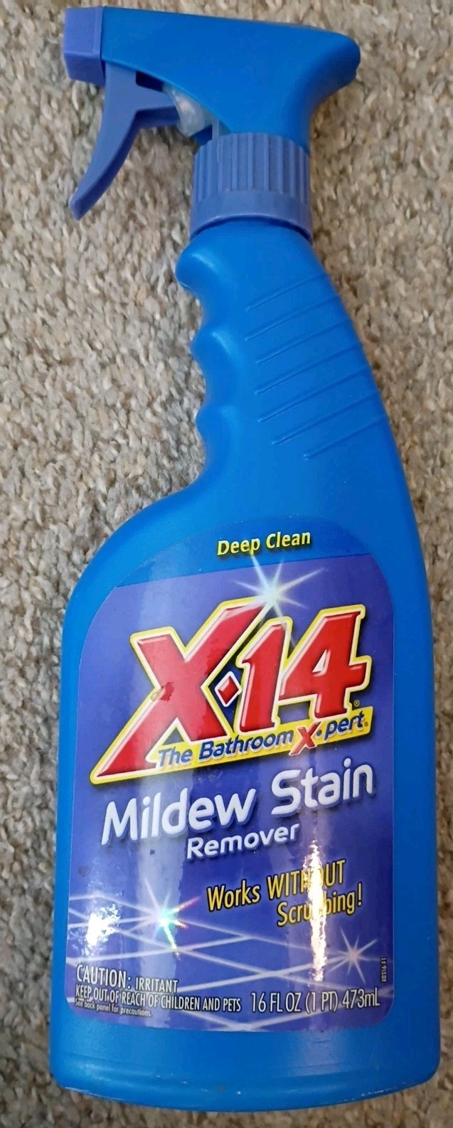 X-14 Mildew Stain Remover (2009) – 16 oz 75% Full Bathroom Cleaner