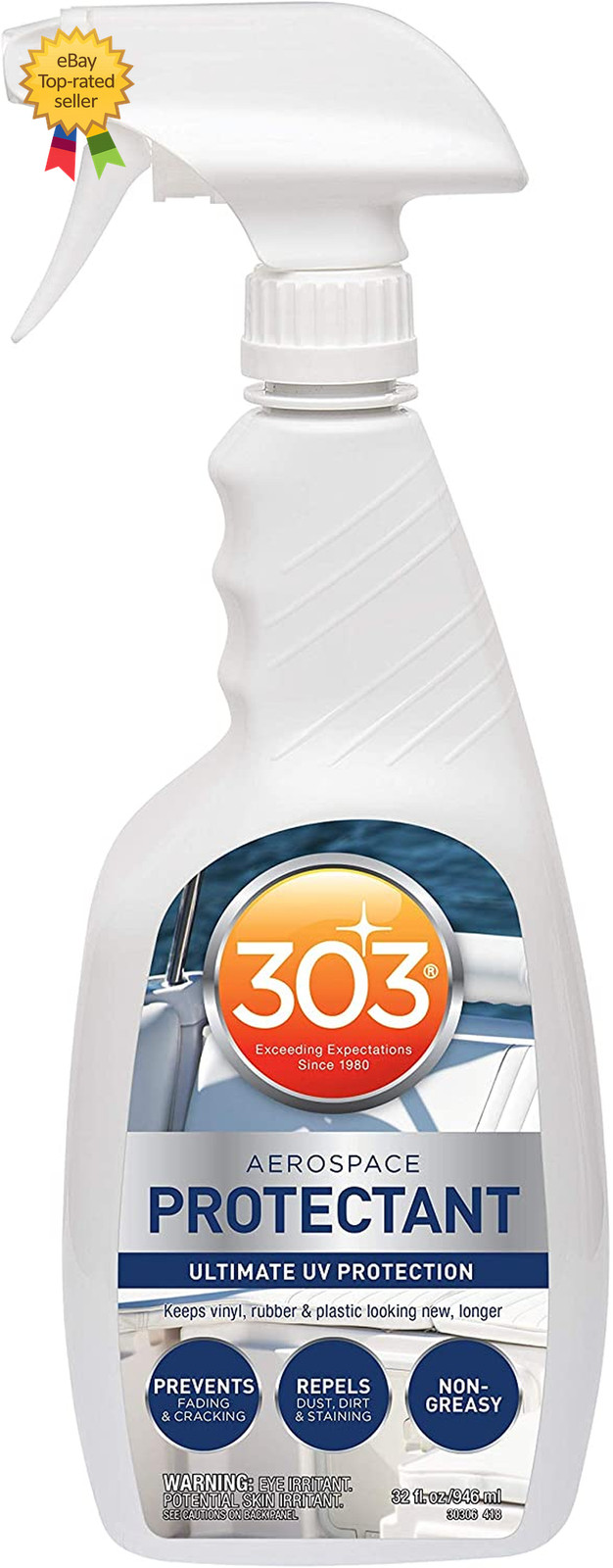 Marine Aerospace Protectant Spray 32oz UV Protection Vinyl Cleaner Matte Finish