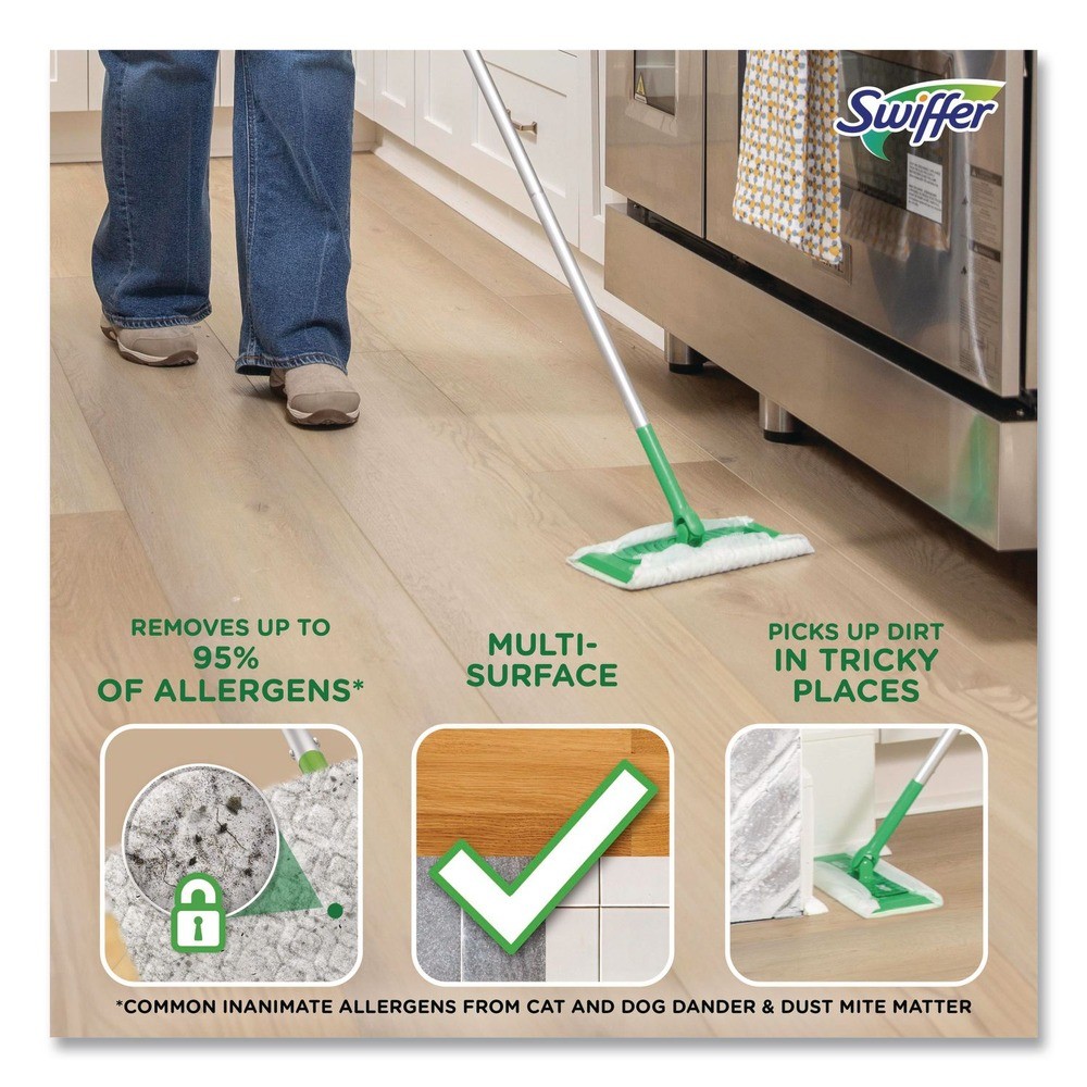 Swiffer 81216 10.4 in. x 8 in. Dry Refill Cloths – White (156/Carton) New