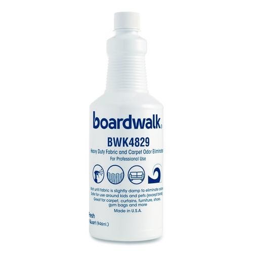 Boardwalk 4829 Fabric and Carpet Deodorizer, Fresh Scent, 32 oz Bottle, 6/Carton