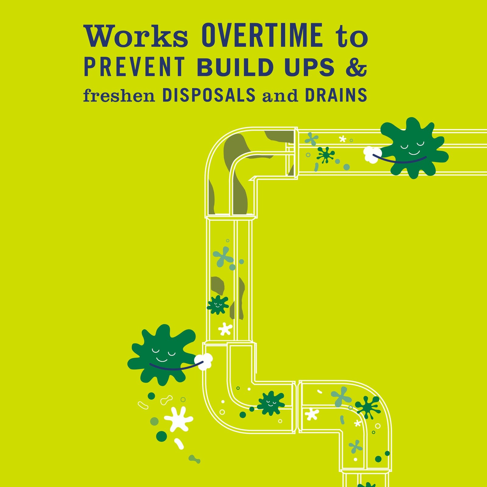 CLEAN DAY Probiotic Drain Maintenance Liquid, Lemon Verbena, Freshens Disposa…
