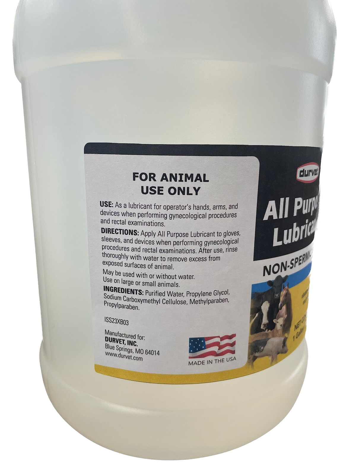 Durvet OB All Purpose Lubricant Gallon GALLON, Multicolored