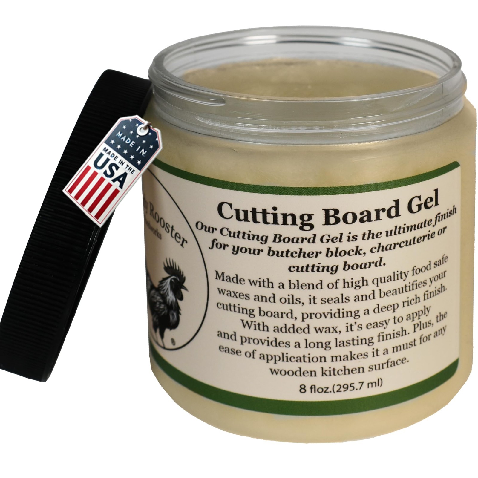 Food Grade Cutting Board Wax & Oil Treatment – Butcher Block Conditioner 8 fl.
