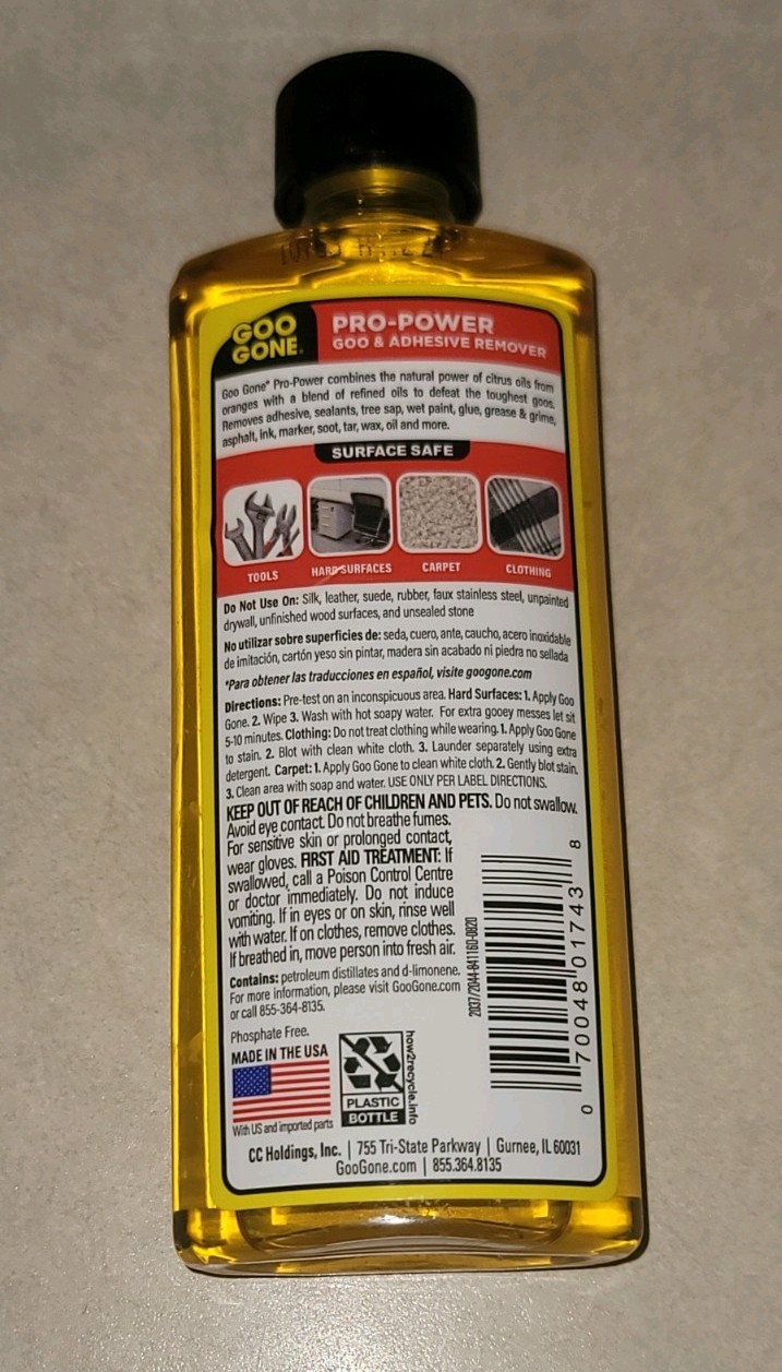 Goo Gone 8 oz. Pro Power Adhesive Remover