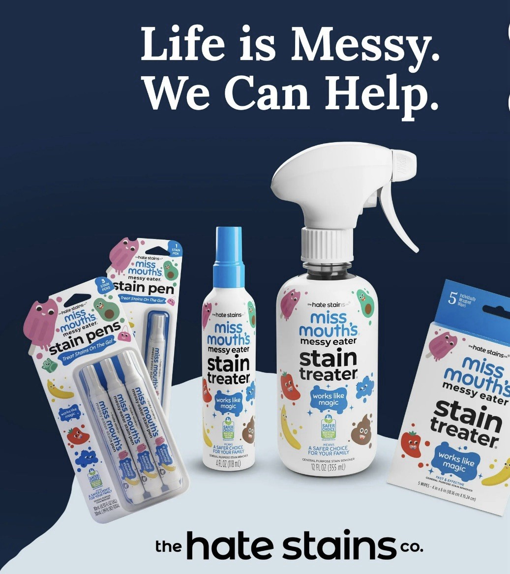 MISS MOUTH’S MESSY EATER STAIN TREATER PENS FOR BABY AND KID 3Pack Stain Remover