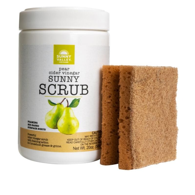 Sunny Valley Orchard Sunny Scrub Foaming Cleaning Powder – Pear Cider Vinegar –