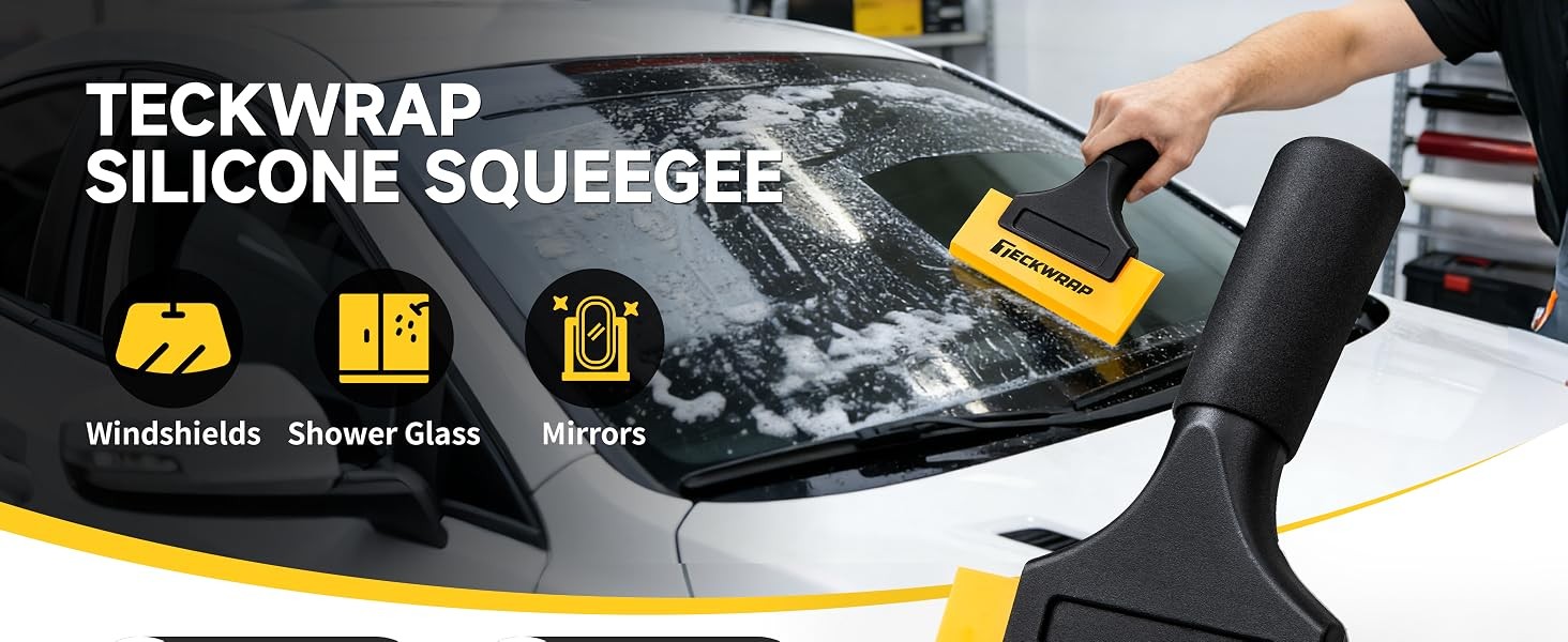 Mini Silicone Squeegee for Window Tint –5 Inch Small Squeegee for Car