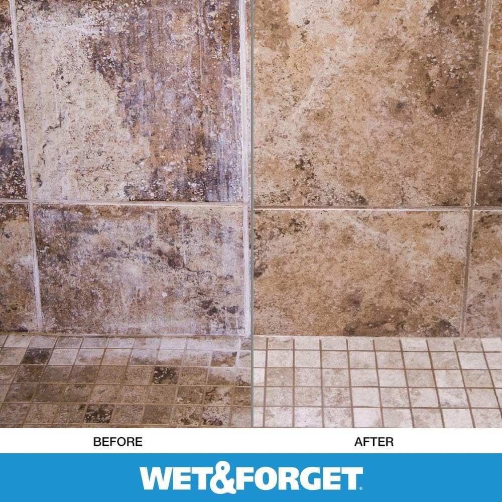 Wet & Forget Shower Cleaner Requires No Scrubbing, Vanilla, 64 Ounce (Pack of 1)