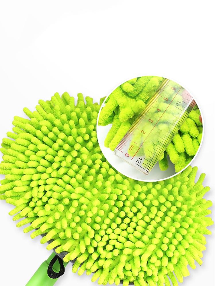 Car Wash Mop Brush Chenille Microfiber Telescopic Long Handle Cleaning Kit Soft