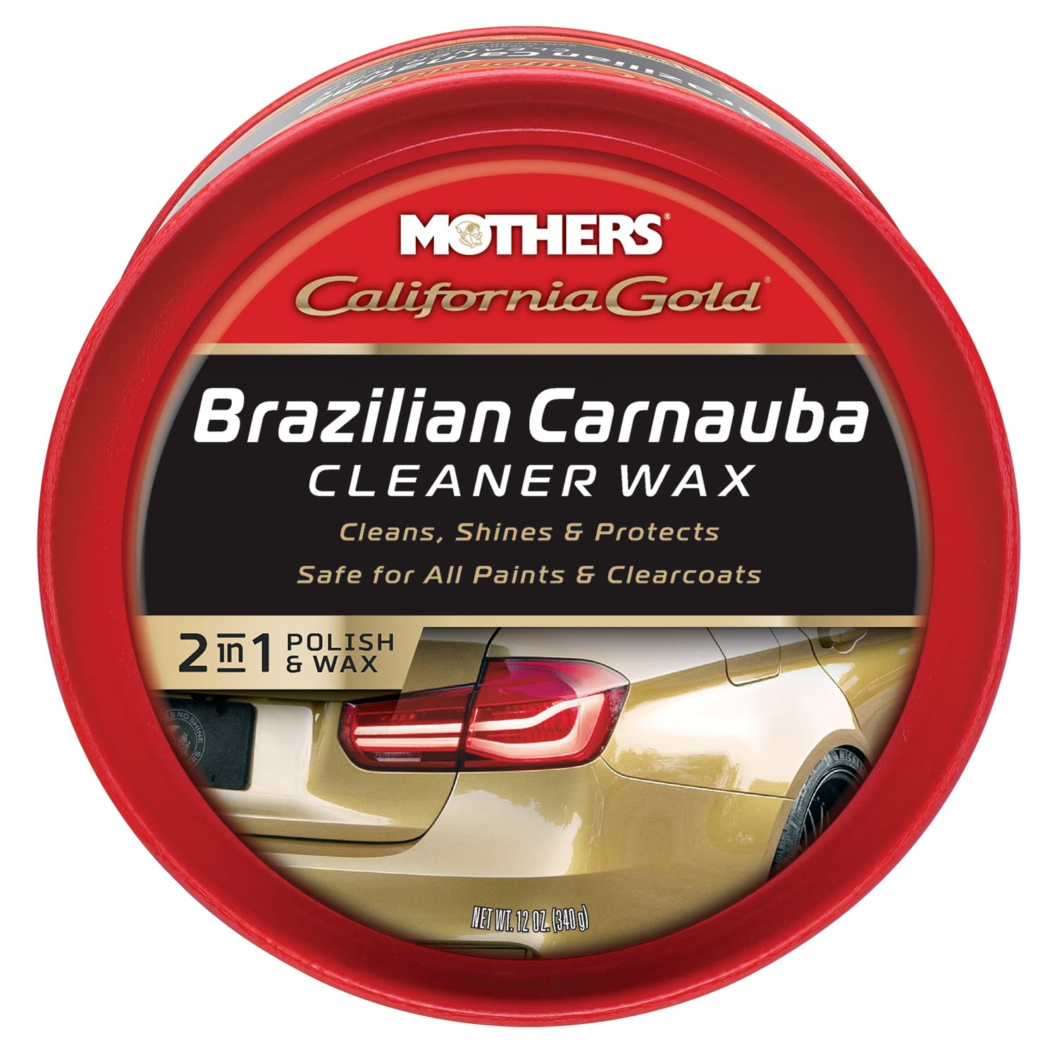 Carnauba Cleaner Wax, 12 oz Brazilian Carnauba Polish Wax Cleaner Car Wax