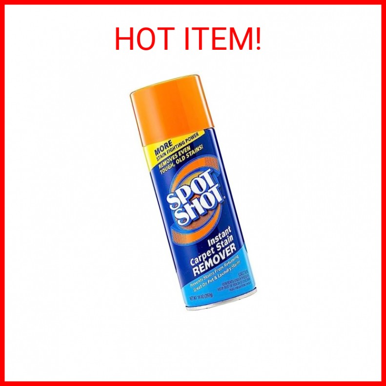 Spot Shot Instant Carpet Stain Remover, Aerosol, 14 OZ