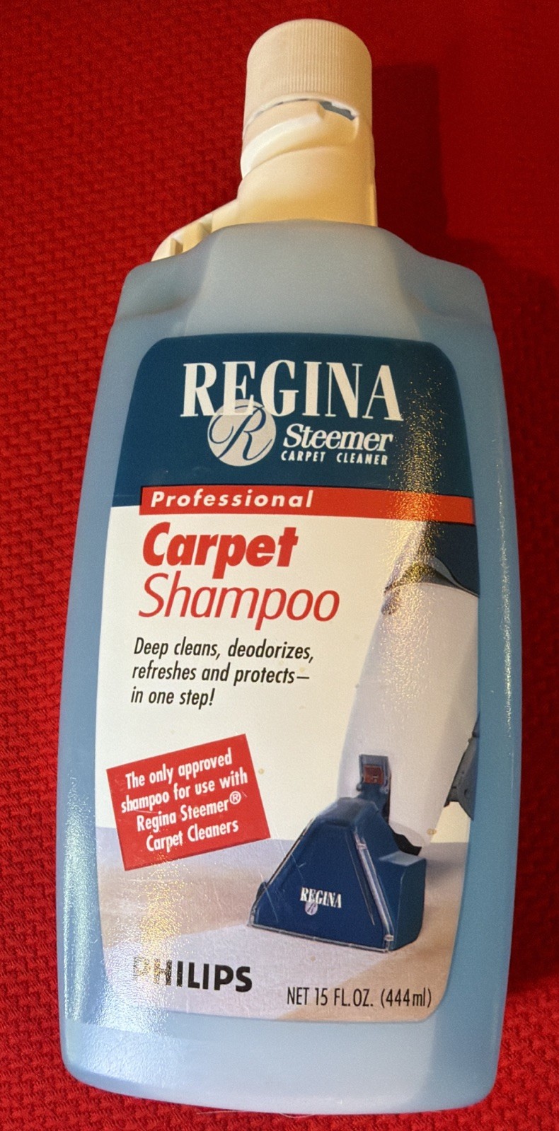 1996 2 Regina 15 oz Steemer Professional Carpet Shampoo Deodorizes New Unopened