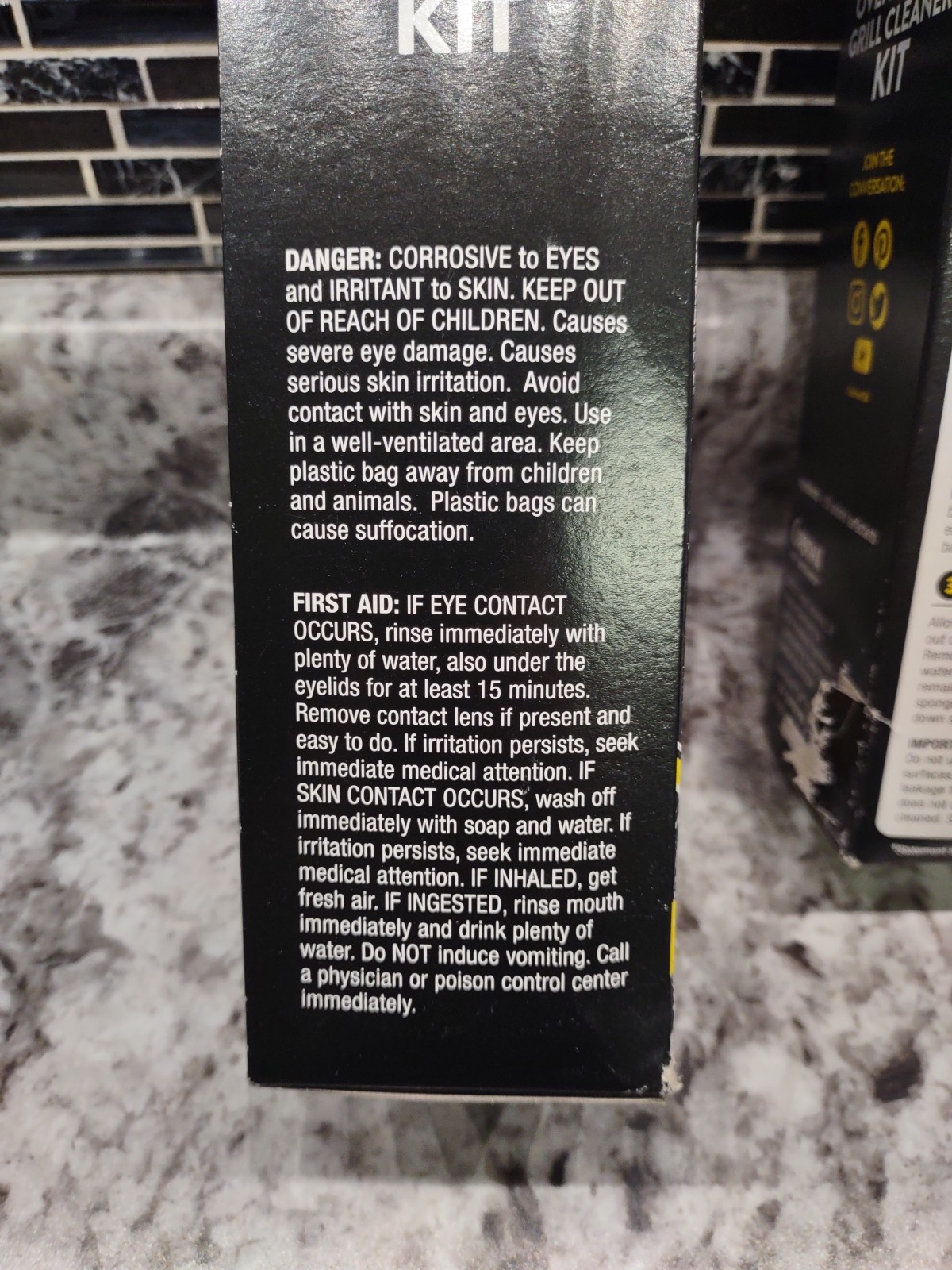 Qty. 2 Carbona Pro Care Oven Rack & Grill Cleaner Kit 16.8OZ