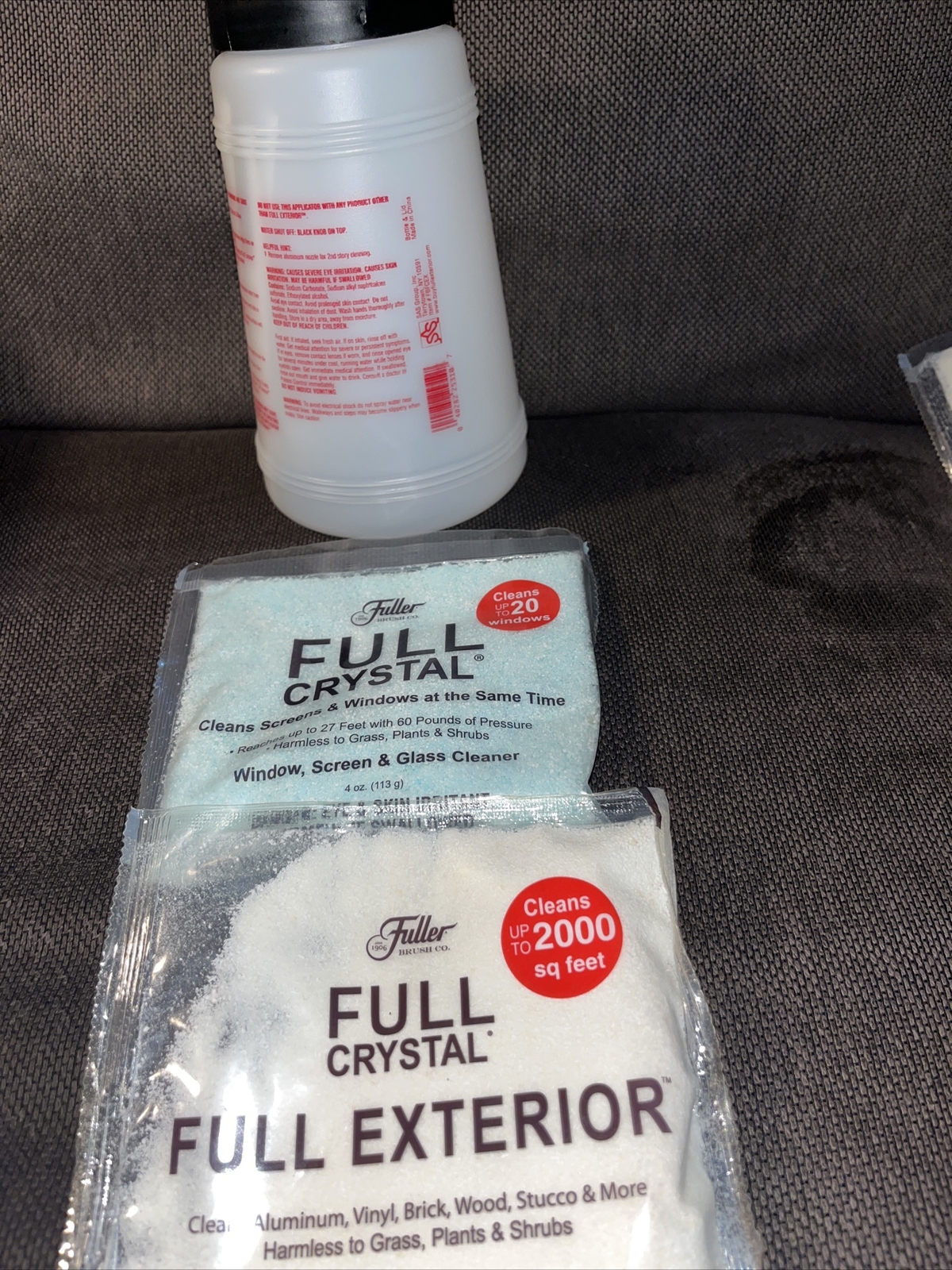 NEW Fuller Brush Full Exterior Cleaner Open Box + Full EXT + Full Crystal no box