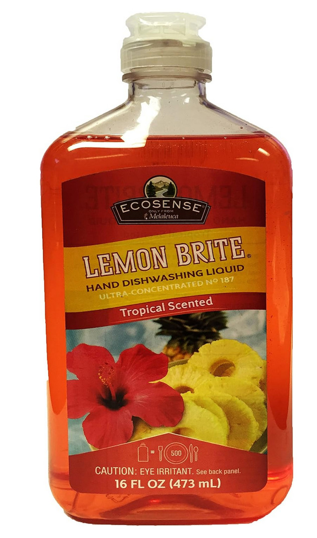 EcoSense Lemon Brite Dishwashing Liquid 16oz Tropical Scented New sealed