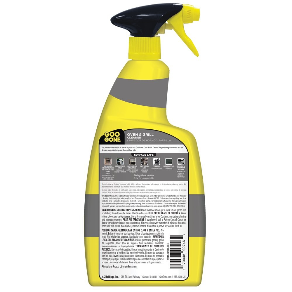 Oven And Grill Cleaner 28 Ounce Removes Tough Grease Food Spills Surface Safe