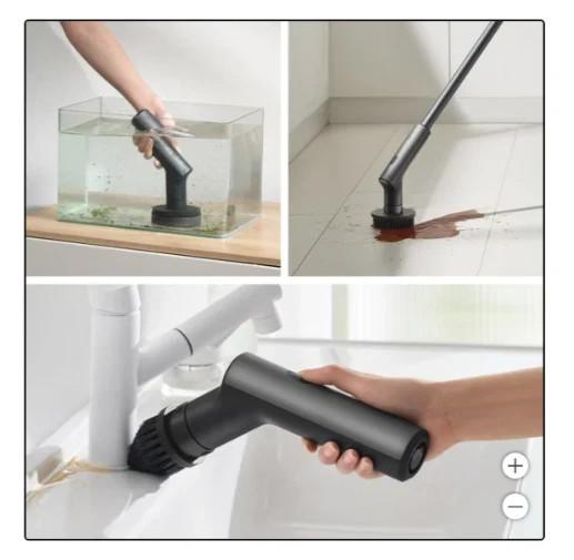 HOTO Cordless Spin Scrubbers six brush heads IPX7 waterproof