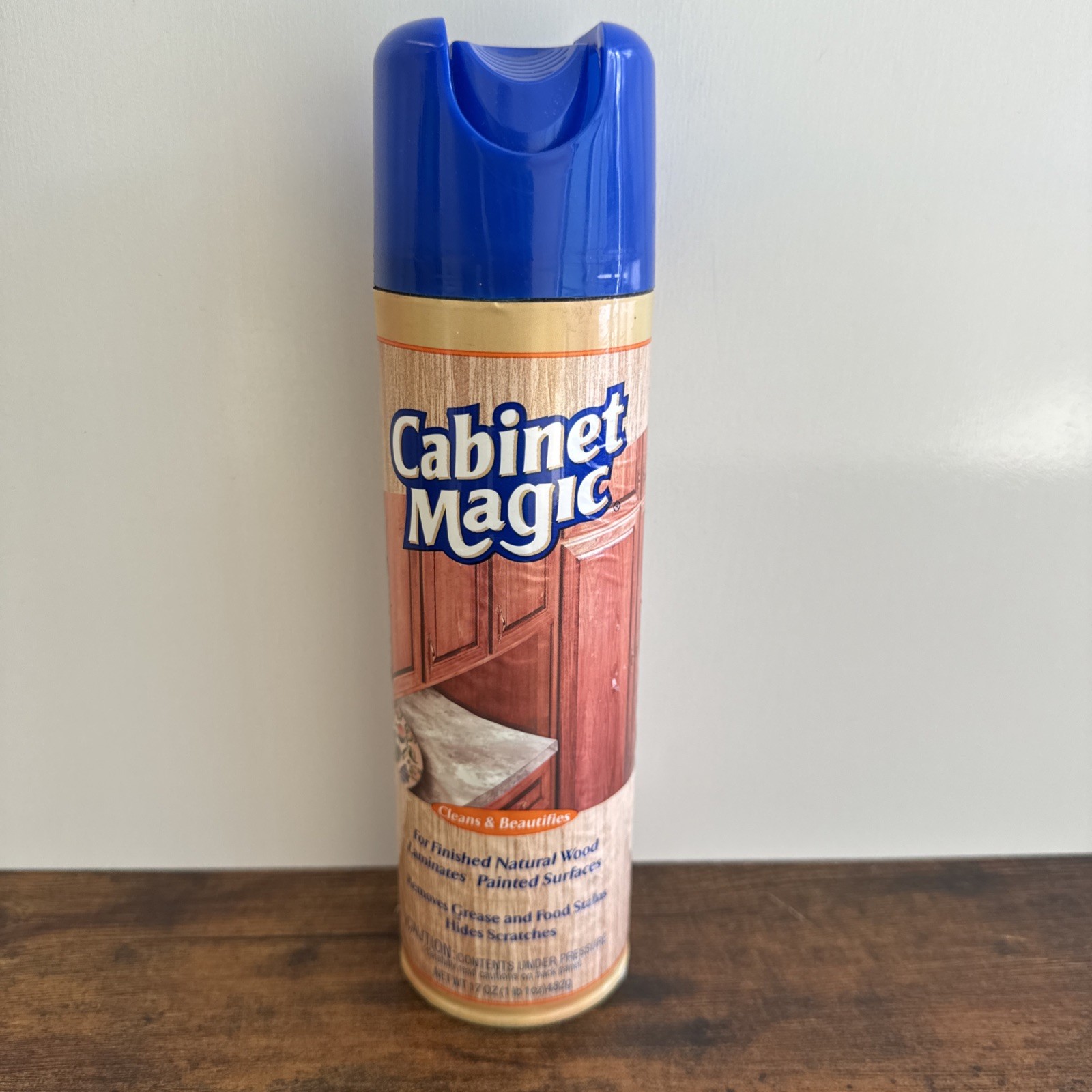 Vintage Original Cabinet Magic Wood Cleaner Polish 17oz Old Stock Restore NEW