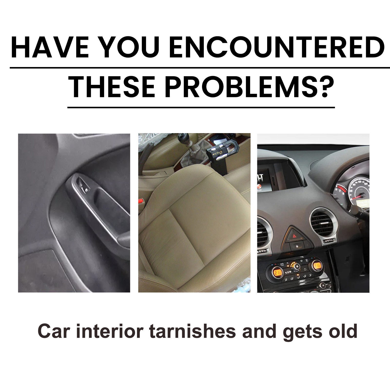 Dashboard Plastic Restorer – Clean Interior Seat Decontamination Use 🚗