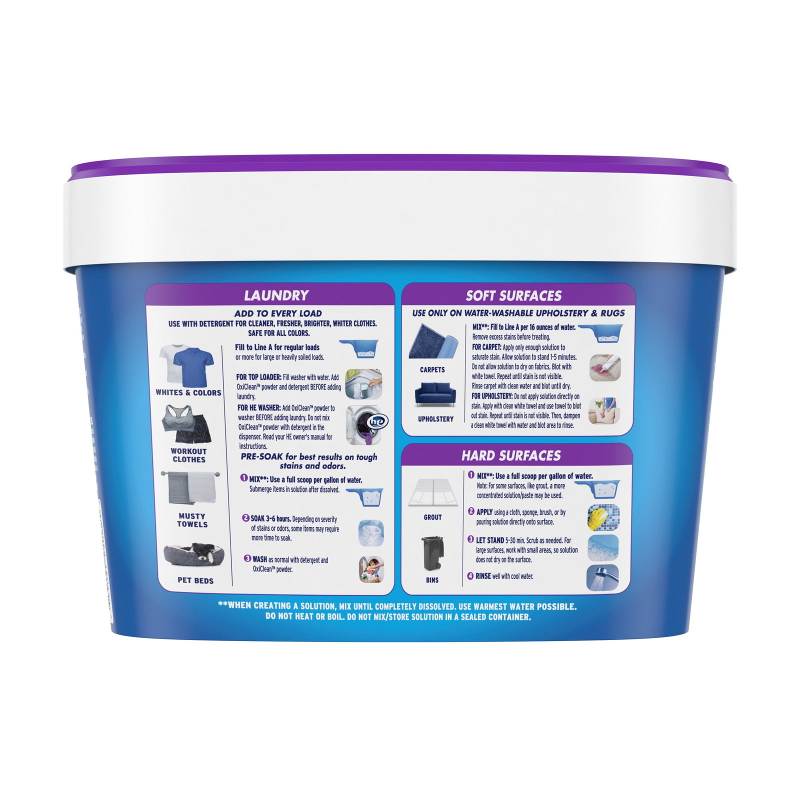 OxiClean Odor Blasters Versatile Home and Laundry Stain Remover Powder, 3 lb