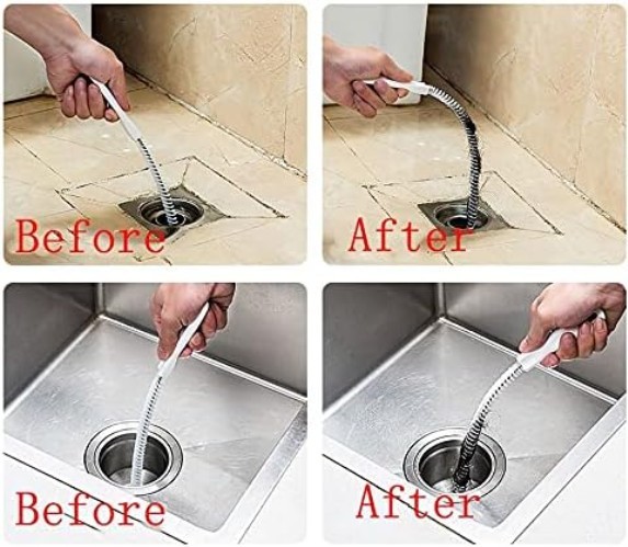 Stainless Steel Handle Drain Brush Set for Hassle-Free Plumbing Maintenance
