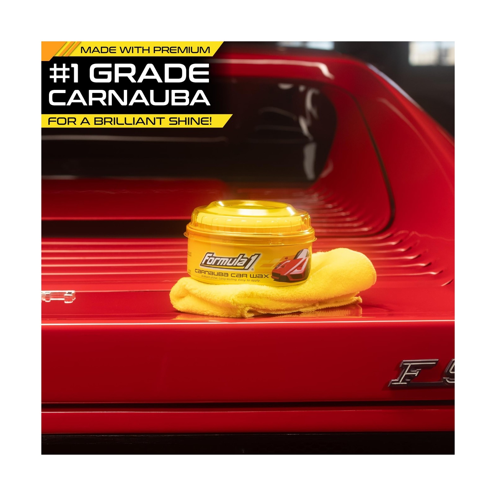 Formula 1 Carnauba Car Wax Paste – High-Gloss Shine – Polish for Car Detailin…