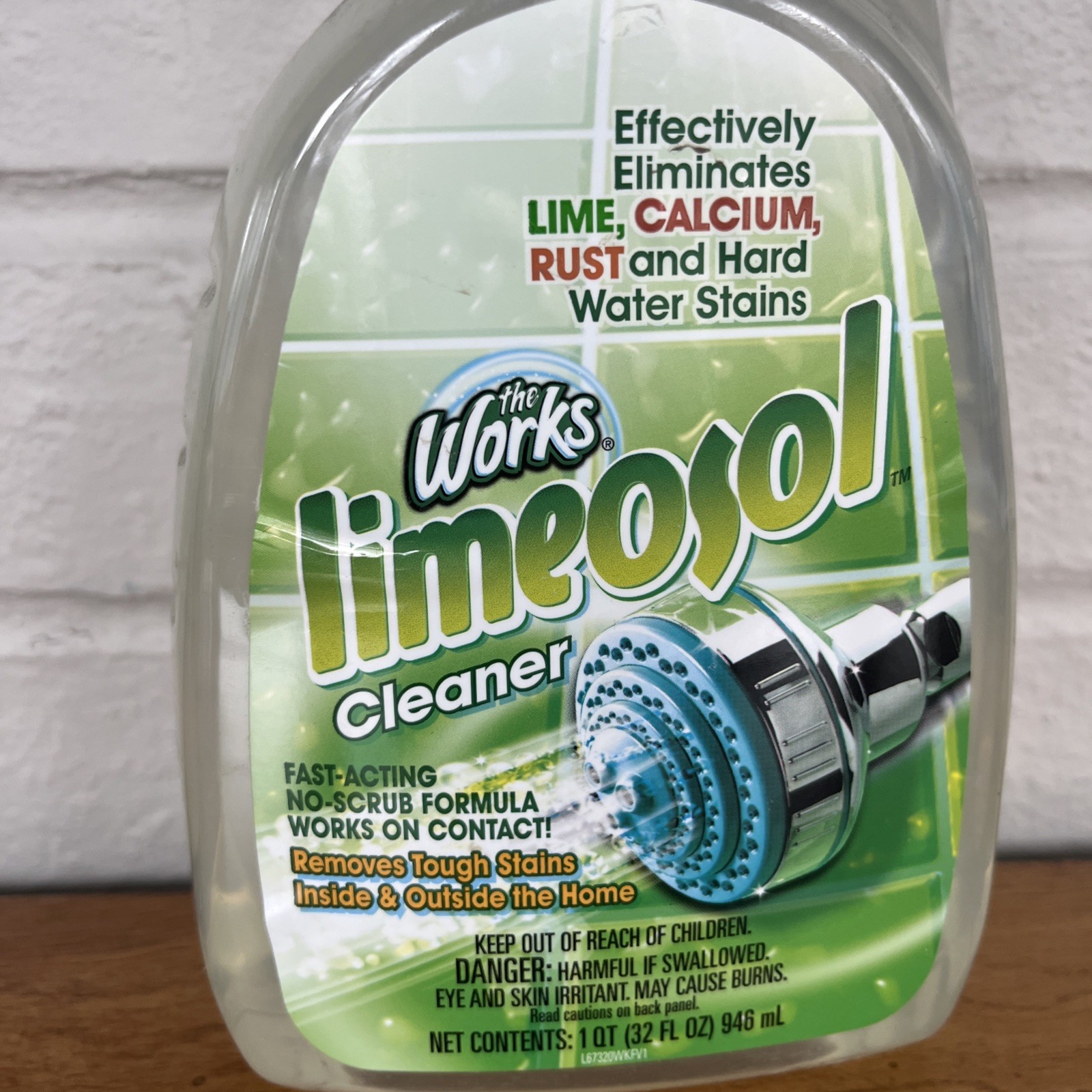 The Works LIMEOSOL Cleaner Original Formula Lime Calcium Rust Hard Water