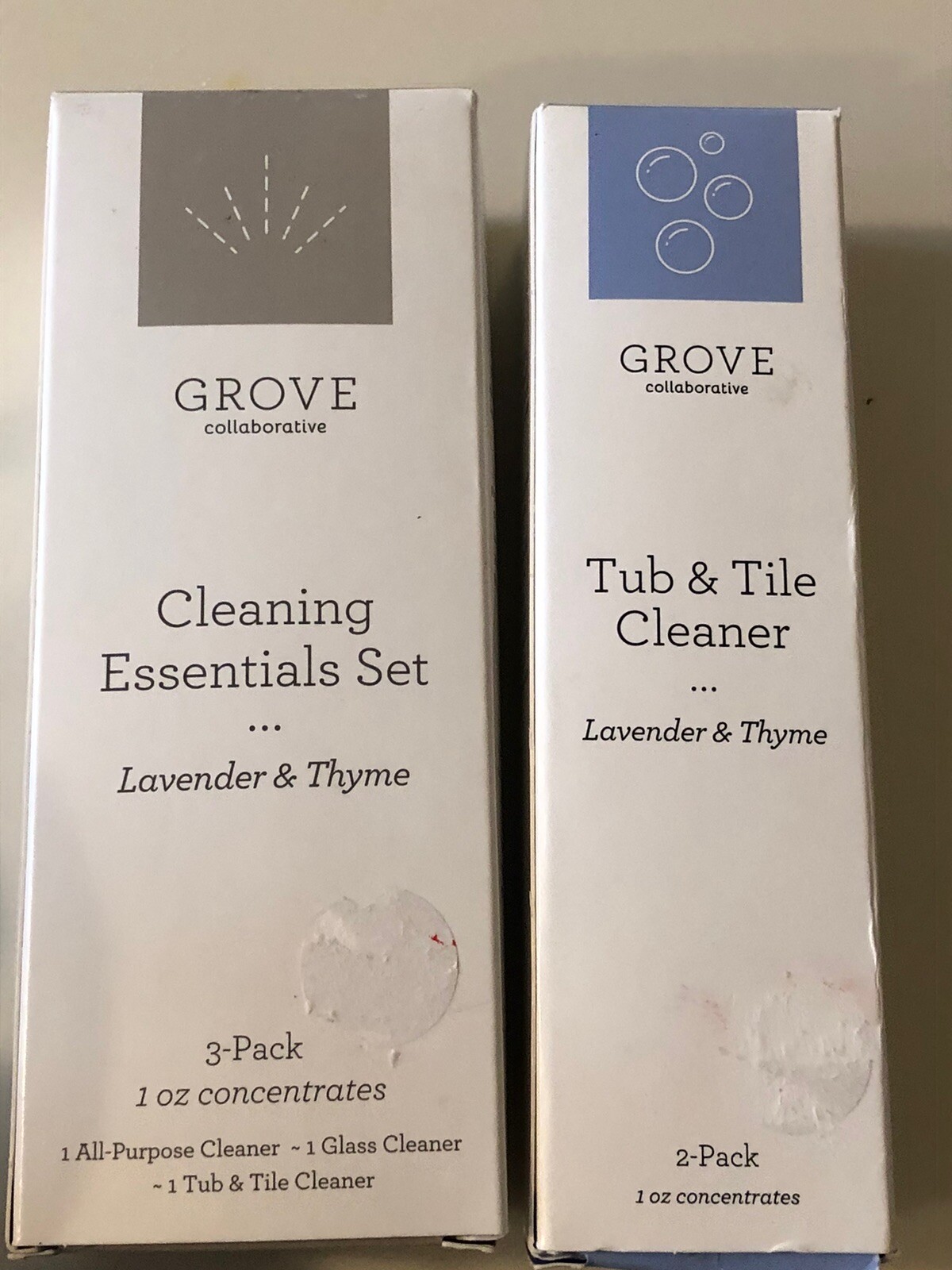 Grove Co Tub and Tile, Glass, All Purpose Cleaner Concentrate Lavender Non Toxic