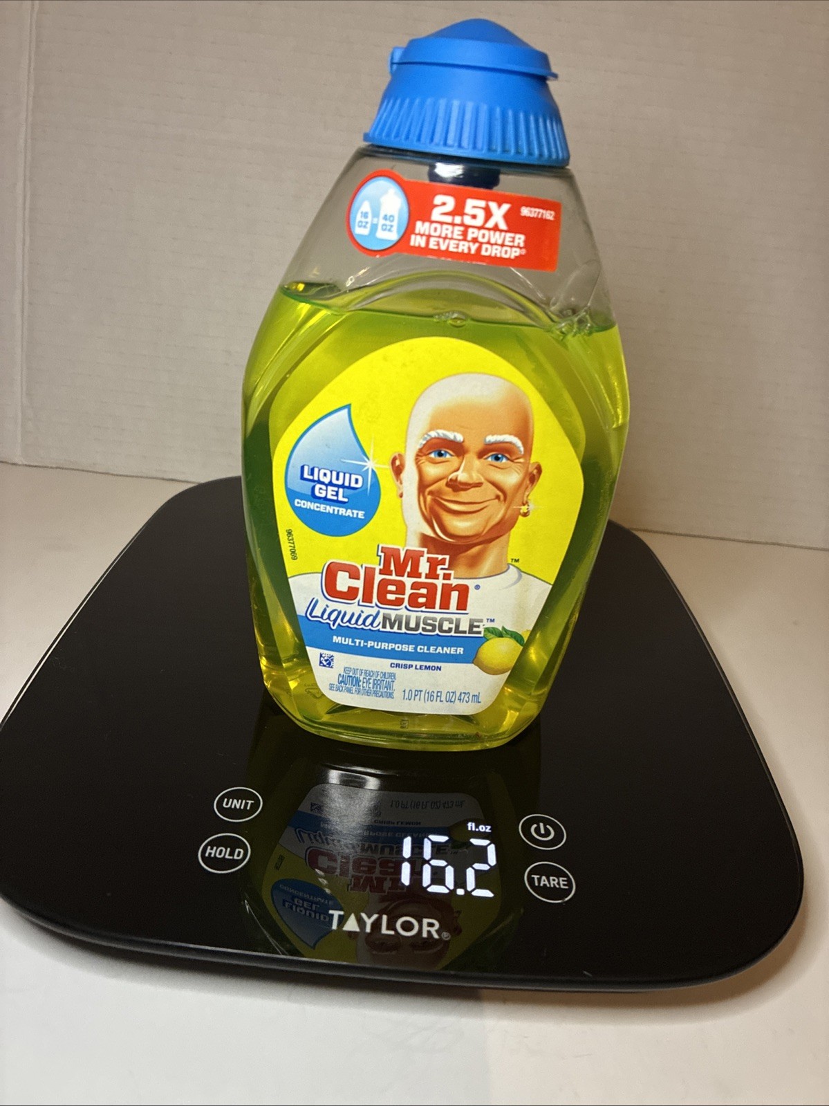 Mr Clean Liquid Muscle Gel Concentrate Multi Purpose Cleaner Crisp Lemon 16 Oz