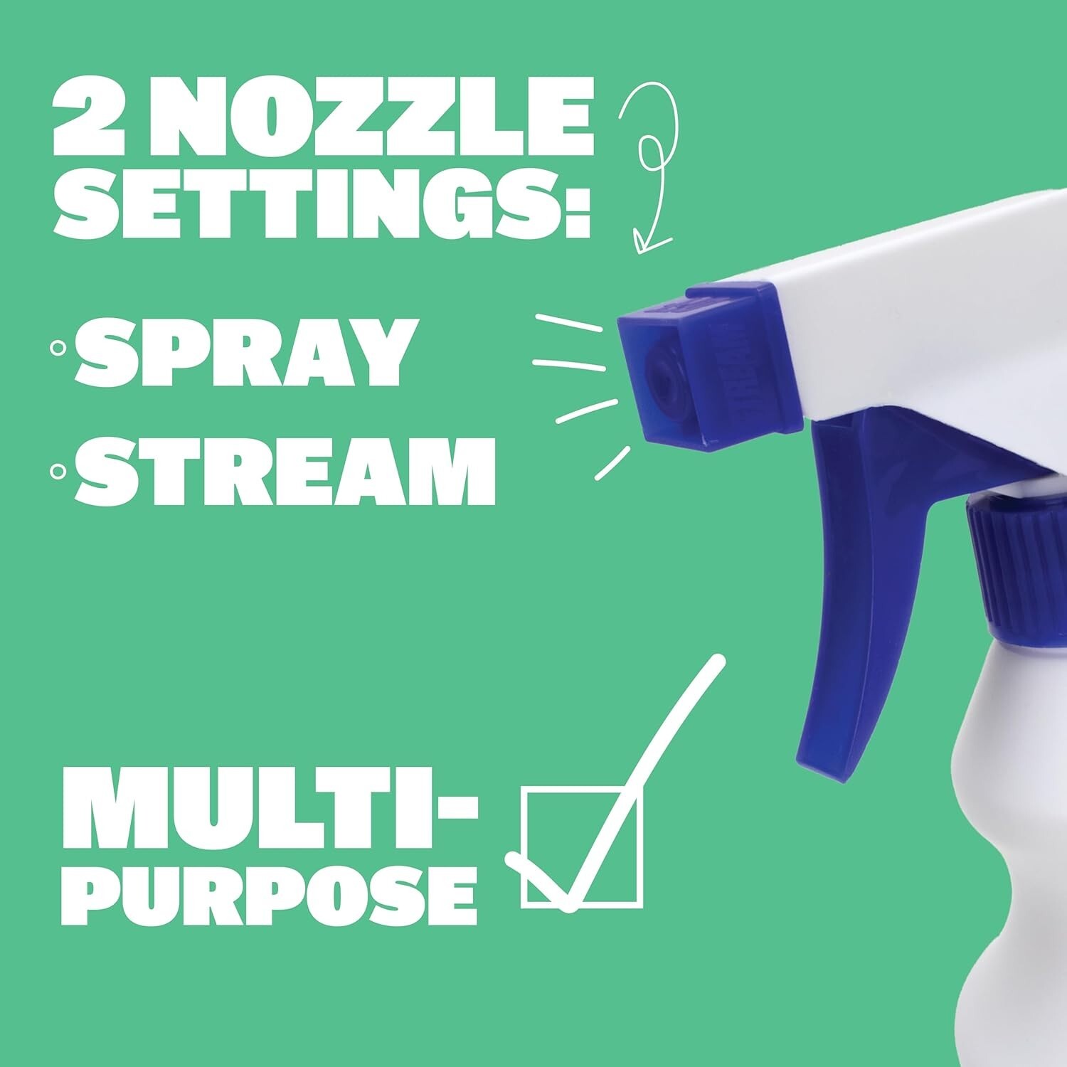 Spray Bottles (4 Pack, 32 Oz), Refillable Heavy Duty Spraying Bottle